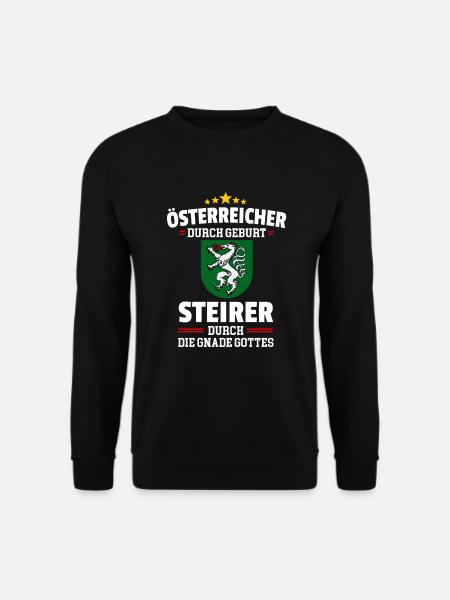 STEIRER GNADE GOTTES - STEIERMARK - T-SHIRT - Unisex Pullover - Schwarz