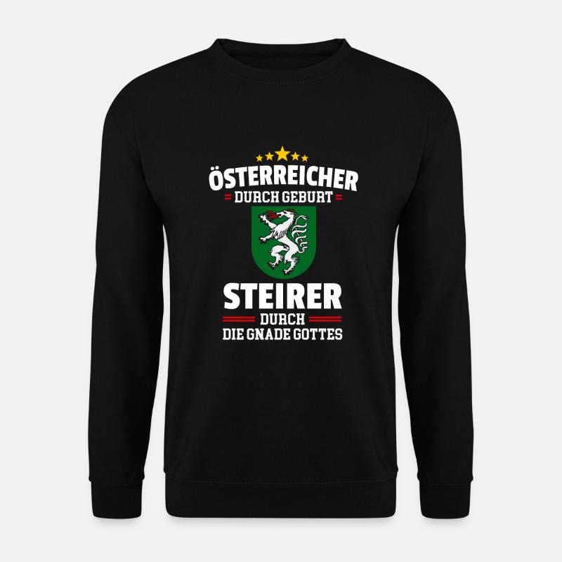 STEIRER GNADE GOTTES - STEIERMARK - T-SHIRT - Unisex Pullover - Schwarz