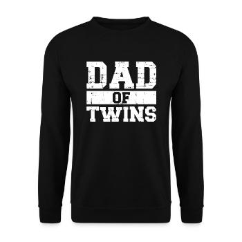 jumeaux - Sweat-shirt Unisexe - noir - Devant - Alina (178cm) & Michal (187cm)