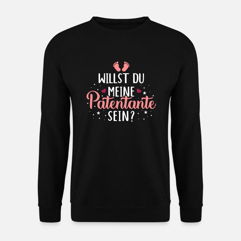 Patentante - Unisex Pullover - Schwarz