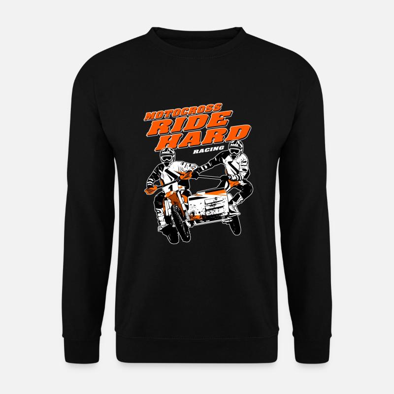 Sidecarcross - sidecar moto cross - Sweat-shirt Unisexe - noir