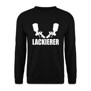 Lackierer - Unisex Pullover - Schwarz - Vorne - Alina (178cm) & Michal (187cm)