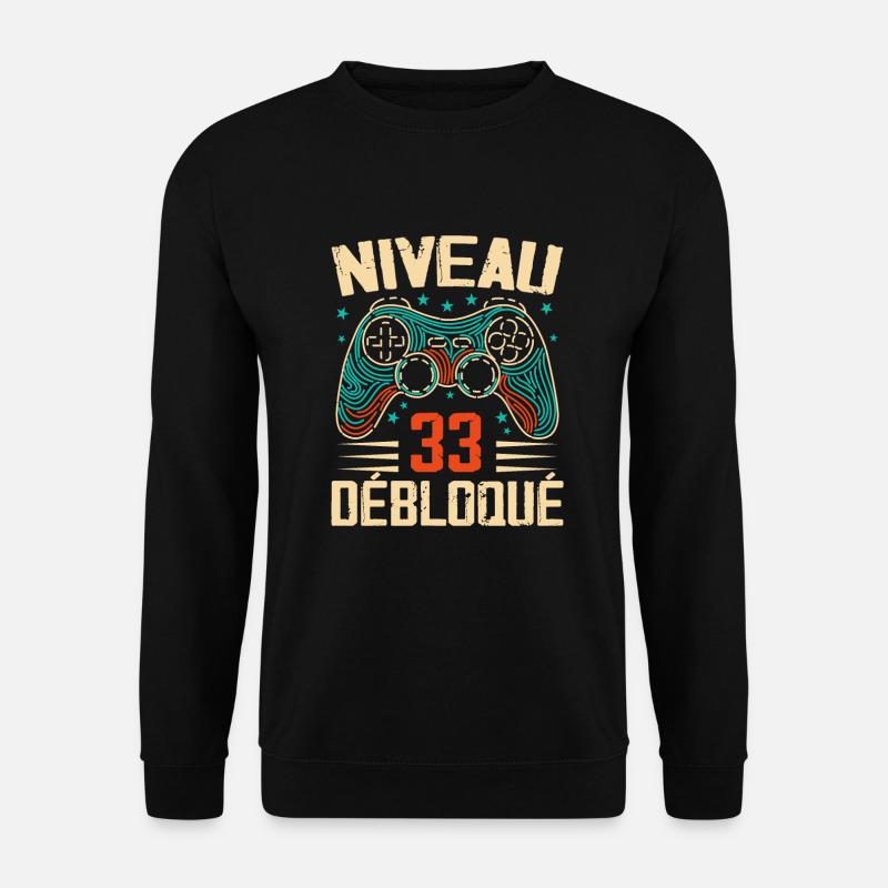 1991 cadeaux 33e Anniversaire, Aventure de 33 Ans - Sweat-shirt Unisexe - noir