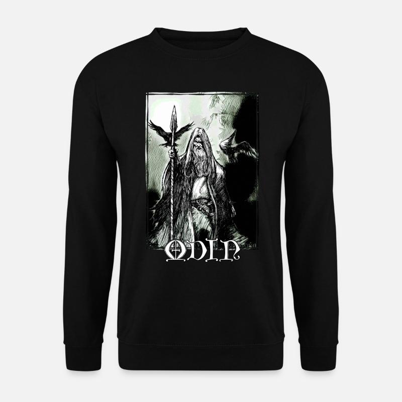 Odin the Wanderer - Unisex Sweatshirt - black