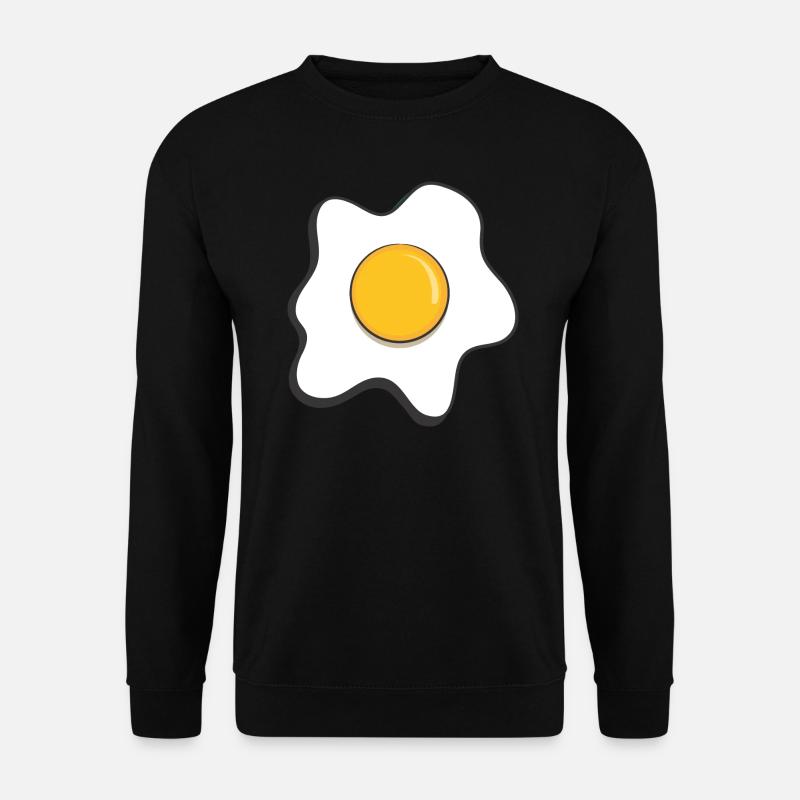 fried egg - Unisex Sweatshirt - black