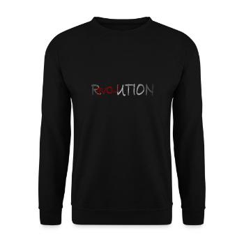 Revolution Love - Unisex Sweatshirt - black - Front - Alina (178cm) & Michal (187cm)