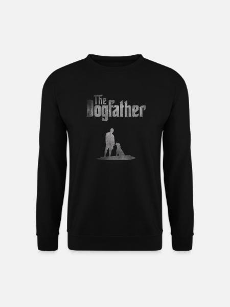 The Dogfather Hunde Liebe - Unisex Pullover - Schwarz