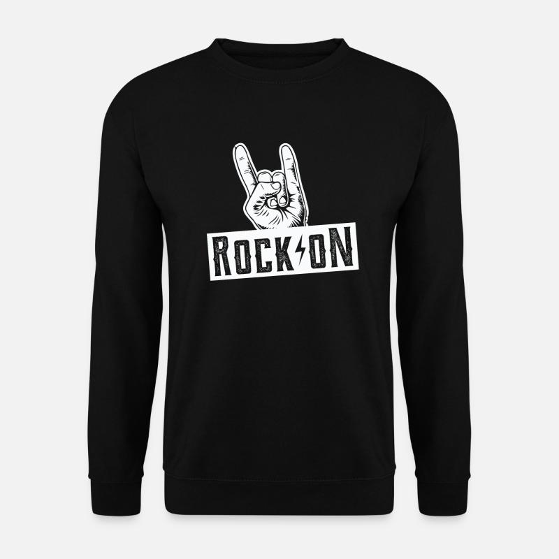 Rock On Rock and Roll - Unisex Pullover - Schwarz