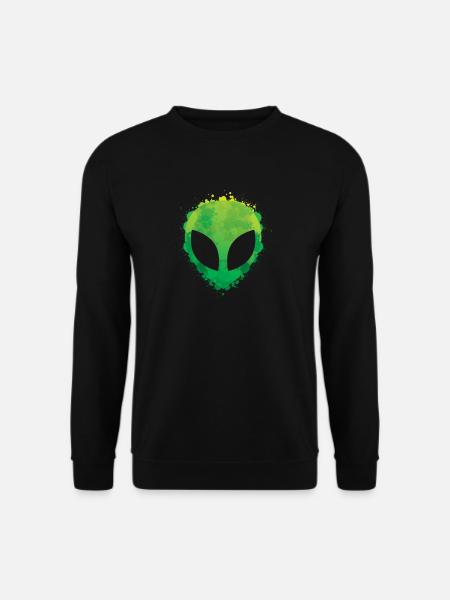 Alien Graffiti Style - Unisex Pullover - Schwarz