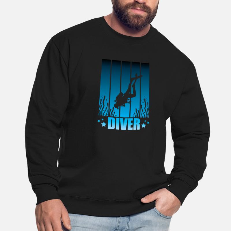 Plongée plongée plongée plongée Sweat-shirt Unisexe