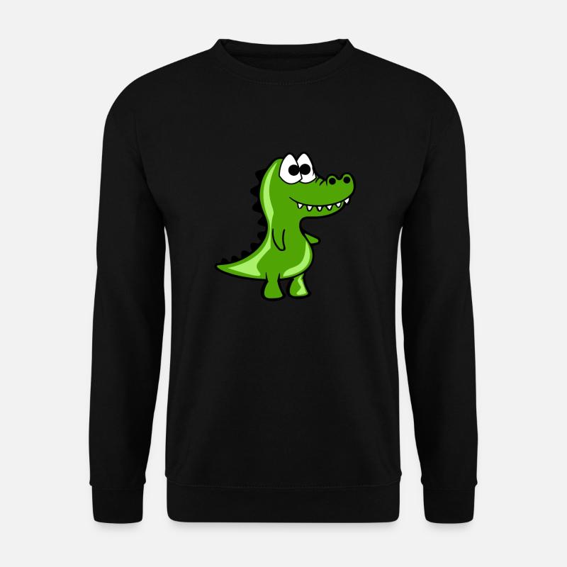 Funny Croc Comic Style - Unisex Sweatshirt - black