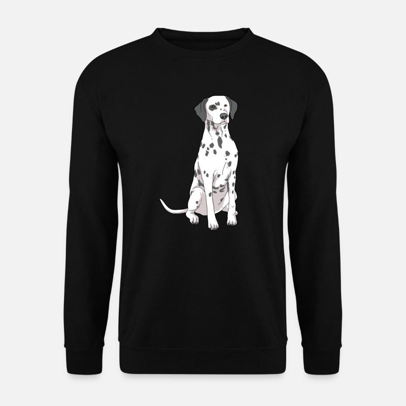 Dalmatian dog - Unisex Sweatshirt - black