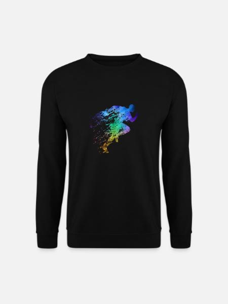 Athletics sprinter sprinting - Unisex Sweatshirt - black