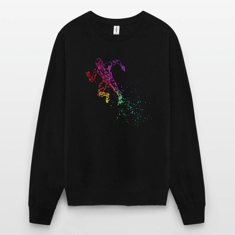 L'athlétisme commence le sprint sprinter Sweat-shirt Unisexe