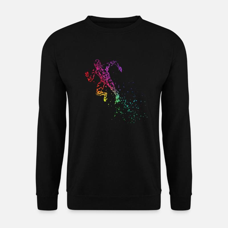 L'athlétisme commence le sprint sprinter - Sweat-shirt Unisexe - noir