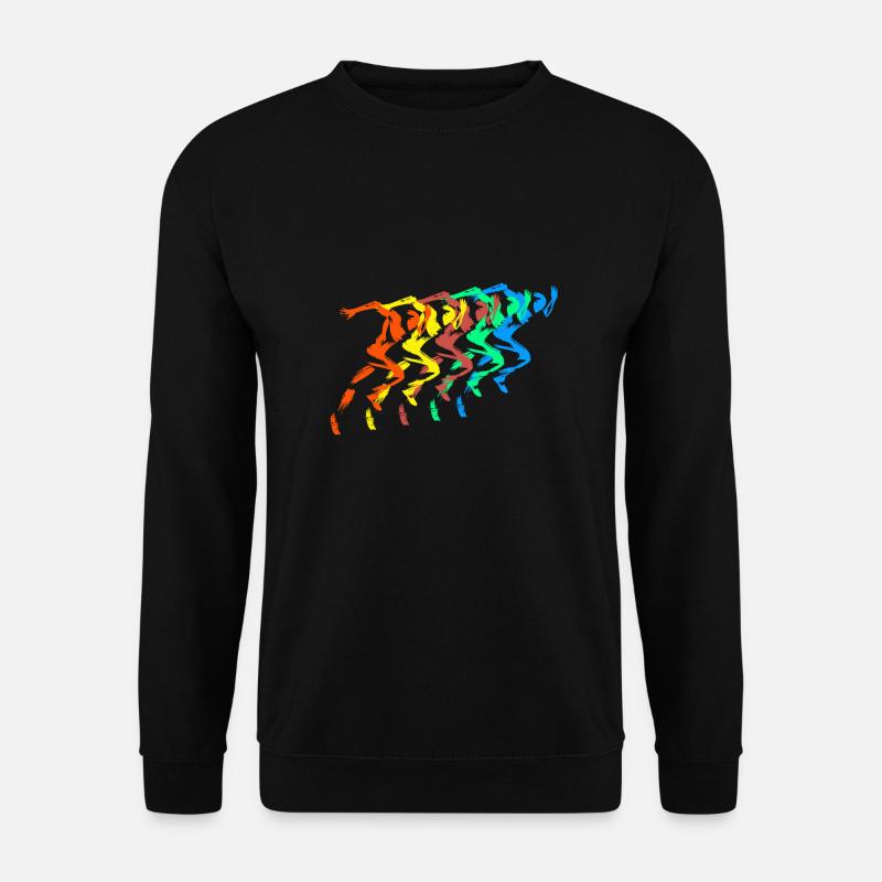 Athletics Runner Bunt Sprinter - Unisex Sweatshirt - black