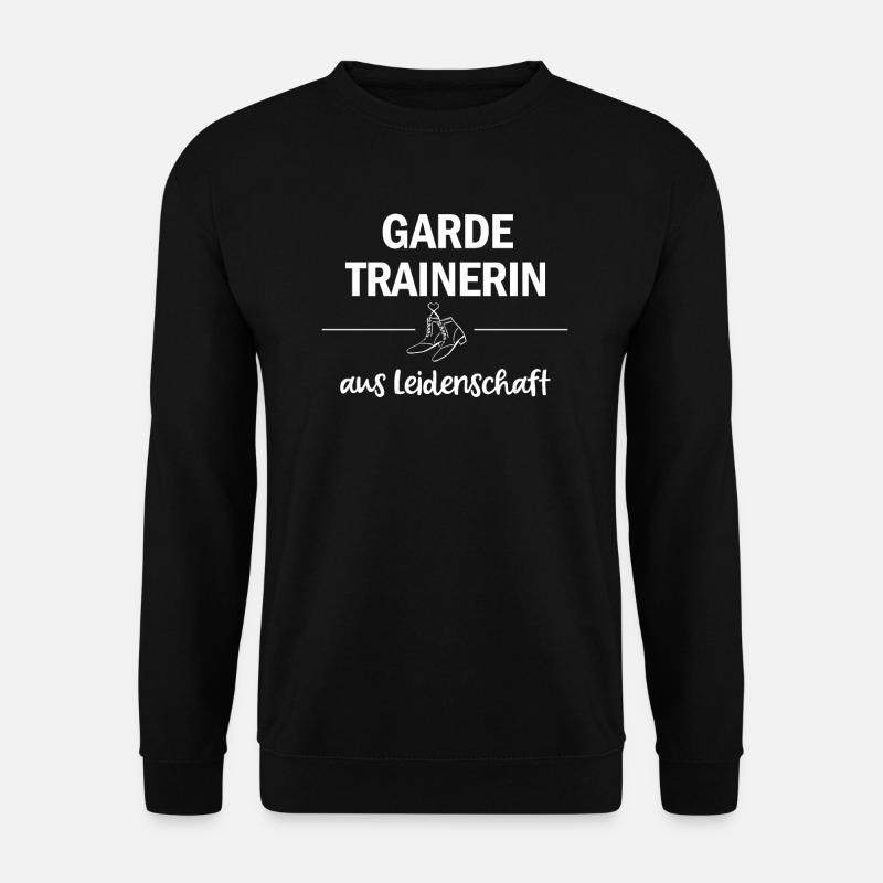 Gardetrainerin aus Leidenschaft Garde Karneval - Unisex Pullover - Schwarz