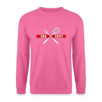 BBQ Chief red - Unisex Sweatshirt - pink - Front