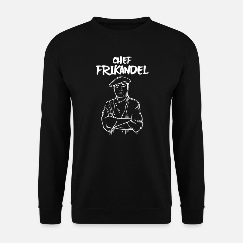 FRIKANDEL niederland holland hashtag orange chef - Unisex Pullover - Schwarz