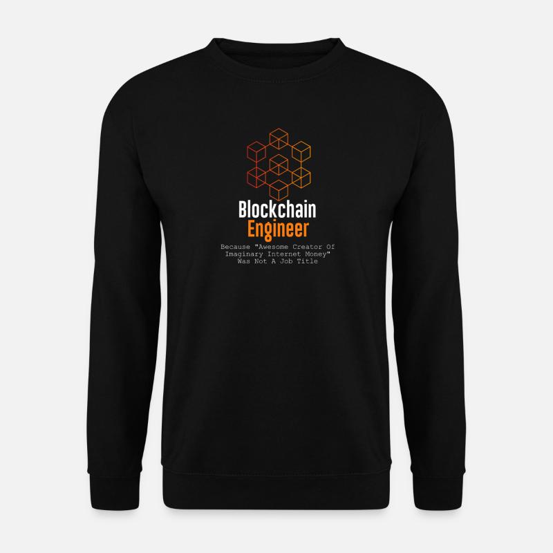 Blockchain Engineer - Cryptocurrency - Unisex Sweatshirt - black