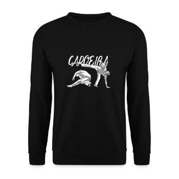 Capoeira, le cadeau de combattant. - Sweat-shirt Unisexe - noir - Devant - Alina (178cm) & Michal (187cm)
