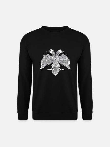 Aquila albanese forte - Felpa unisex - nero
