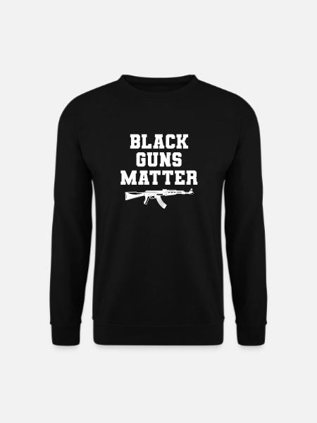 Black Guns Matter - Unisex Pullover - Schwarz