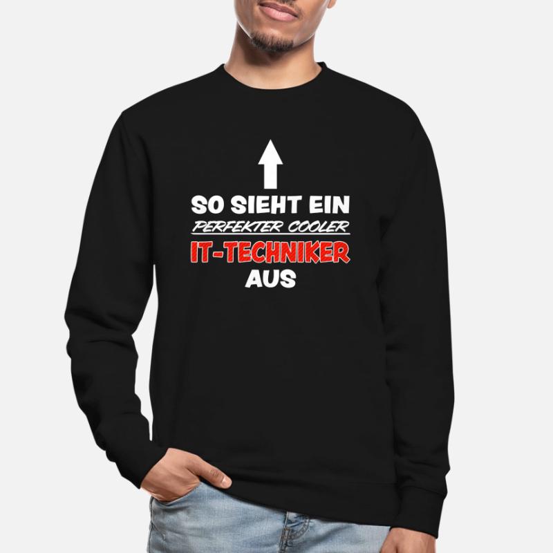 IT Techniker Lustiger Spruch Computer Fun Geschenk Unisex Pullover