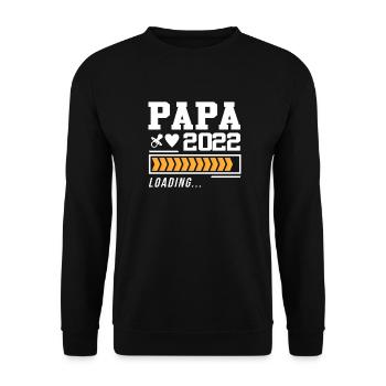 Je vais papa 2022 papa papa grossesse - Sweat-shirt Unisexe - noir - Devant - Alina (178cm) & Michal (187cm)
