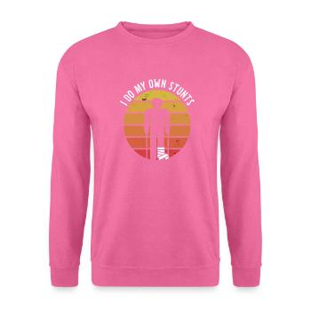 I Do All My Own Cascades Get Well Injury - Sweat-shirt Unisexe - rose - Devant