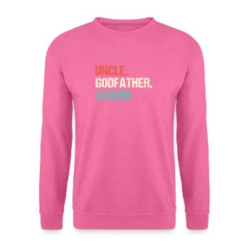 Rétro Uncle Godfather Legend Vintage - Sweat-shirt Unisexe - rose - Devant