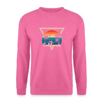 San Diego CA California Van Life Surfer USA - Sweat-shirt Unisexe - rose - Devant