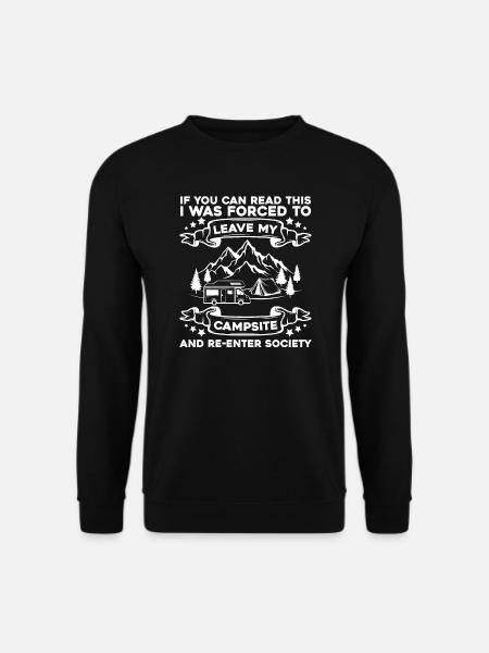 Camping Camping Campsite Camping - Unisex Sweatshirt - black