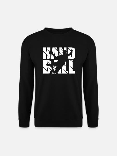 Handball- Und Handballspielerdesign Handball - Unisex Pullover - Schwarz