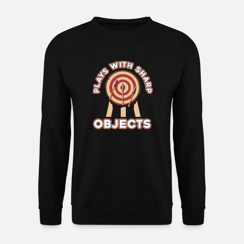 Axtwerfen Axt - Unisex Pullover - Schwarz