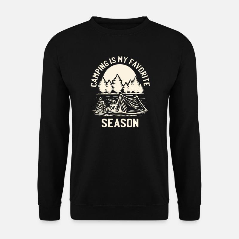 Camping Camping Campsite Camping - Unisex Sweatshirt - black