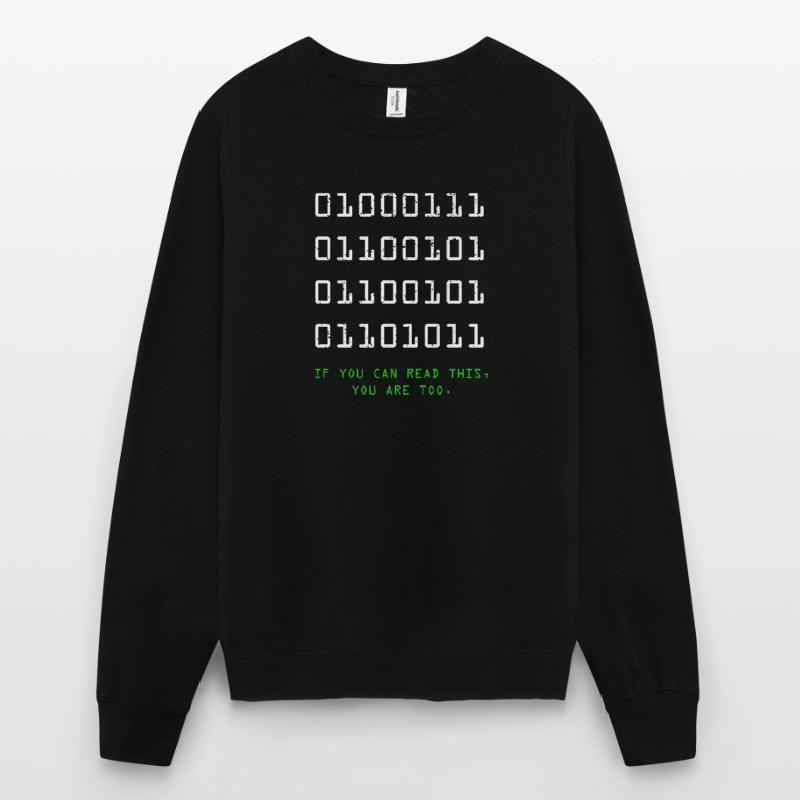 Geek Computer Nerd Binärcode IT Lustiger Programmierer Unisex Pullover