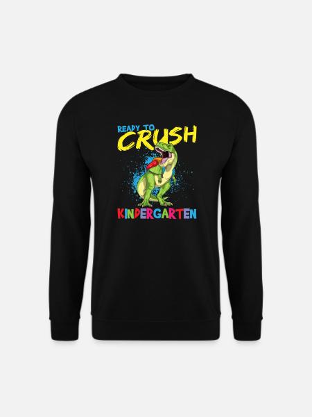 Ready To Crush Kindergarten Pre-K School T-Rex - Unisex Pullover - Schwarz