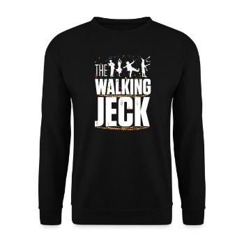 Le costume de carnaval de Jeck à pied - Sweat-shirt Unisexe - noir - Devant - Alina (178cm) & Michal (187cm)