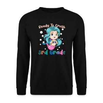 Ready To Crush 3rd Grade Elementary School - Sweat-shirt Unisexe - noir - Devant - Alina (178cm) & Michal (187cm)