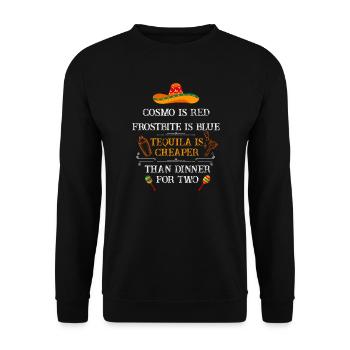 Cinco de Mayo Barkeeper Tequila Liebhaber Funny Mexica - Unisex Pullover - Schwarz - Vorne - Alina (178cm) & Michal (187cm)