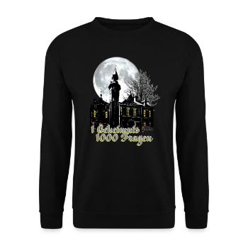House Of Anubis – Mysterious Boarding School - Unisex Sweatshirt - black - Front - Alina (178cm) & Michal (187cm)