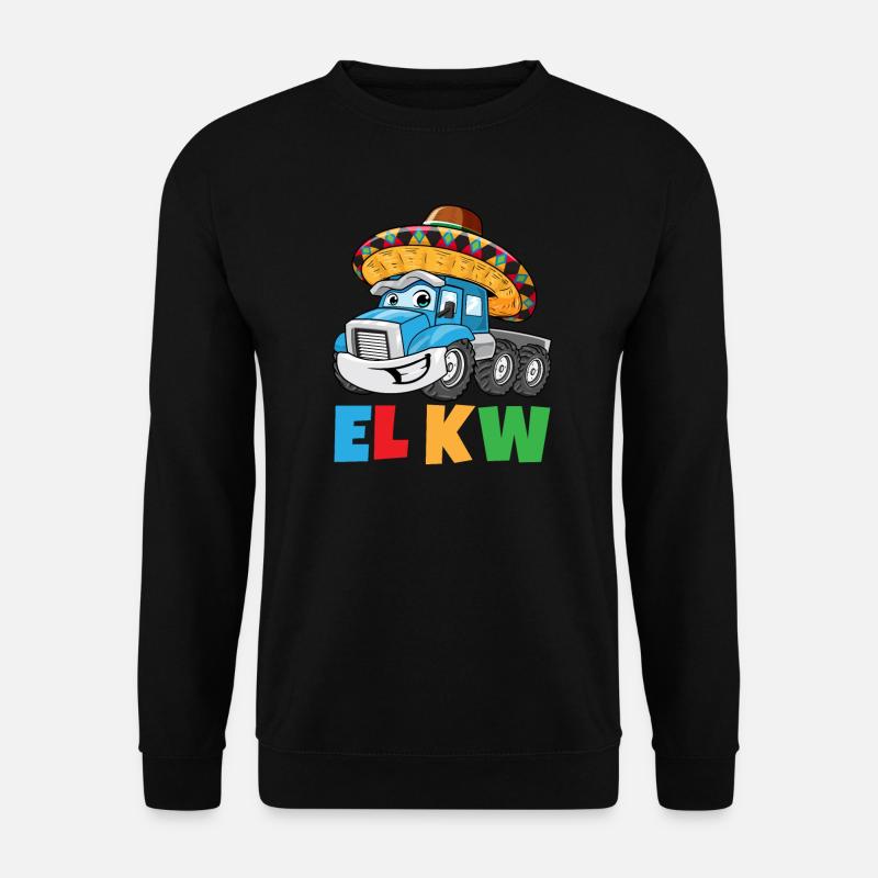 El KW Wortspiel Lustige Sprüche LKW Mexiko - Unisex Pullover - Schwarz