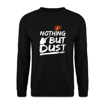 Nothing But Dust Tontaubenschießen Schütze - Unisex Pullover - Schwarz - Vorne - Alina (178cm) & Michal (187cm)