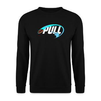 Pull Schießsport Sportschütze Tontaubenschießen - Unisex Pullover - Schwarz - Vorne - Alina (178cm) & Michal (187cm)