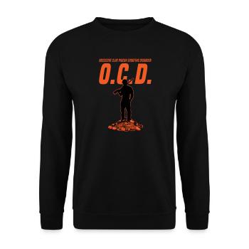 clay shooter quotes funny skeet shooting gift - Unisex Sweatshirt - black - Front - Alina (178cm) & Michal (187cm)
