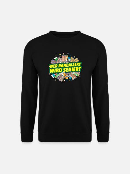 altenpflege sarkasmus pflegekräfte geschenkidee - Unisex Pullover - Schwarz