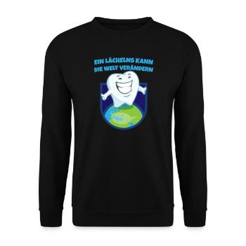 Drôles de dictons dentisterie dentisterie idée cadeau - Sweat-shirt Unisexe - noir - Devant - Alina (178cm) & Michal (187cm)