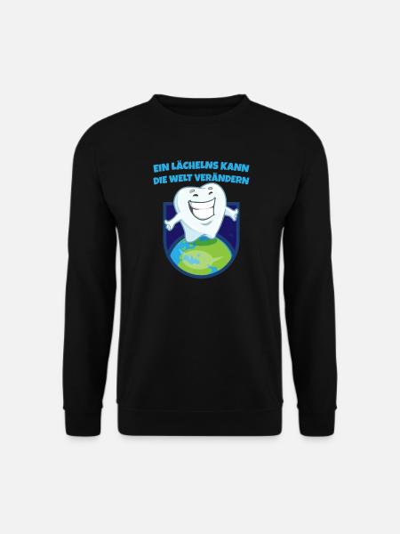 lustige sprüche zahnarzt zahnmedizin geschenkidee - Unisex Pullover - Schwarz