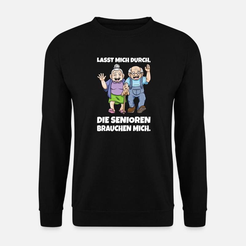 Altenpflege Seniorenpflege Pfleger Geschenk - Unisex Pullover - Schwarz